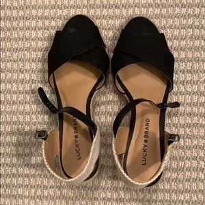Lucky Brand Espadrilles wedge sandals